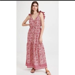 Flaherty Maxi Hyland Dress - Sun Up Block Print